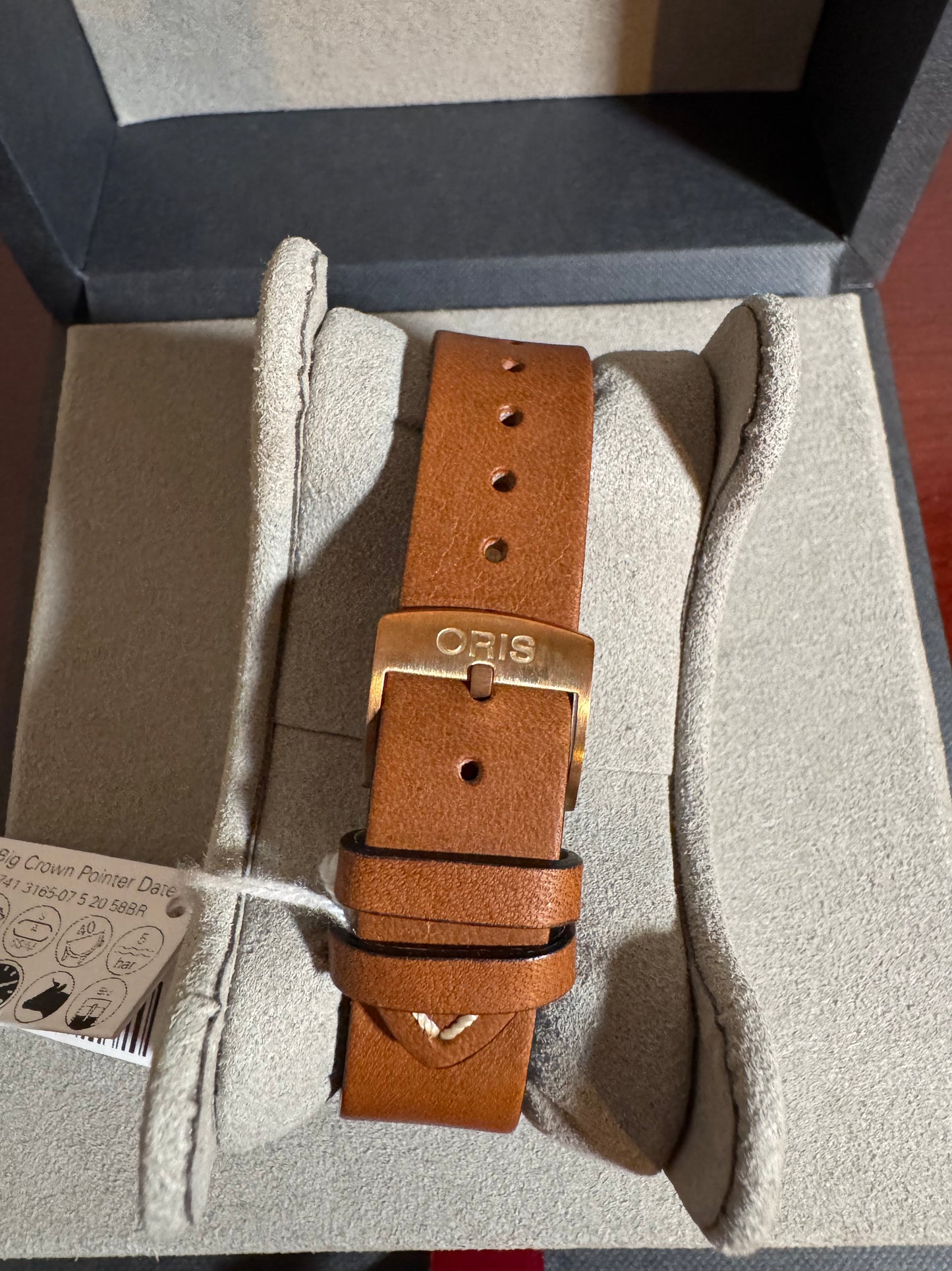 New Oris Big Crown Pointer Date Bronze/Blue