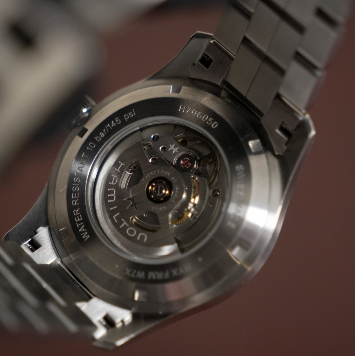 Pre-Owned Hamilton Khaki Field 42mm H70515137 Black Dial