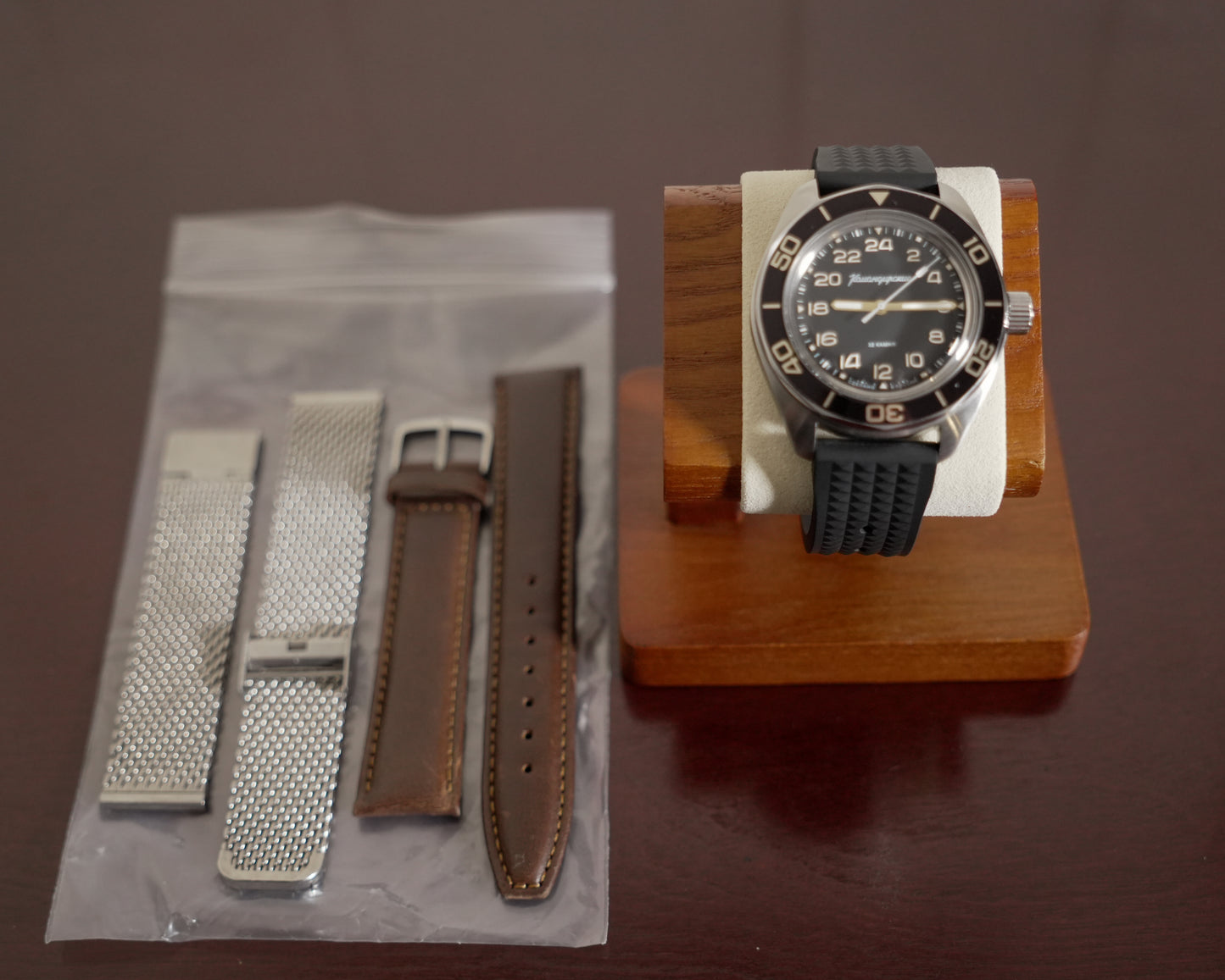 Pre-Owned Vostok Amphibia Komandirskie 24 Hour Dial Dive
