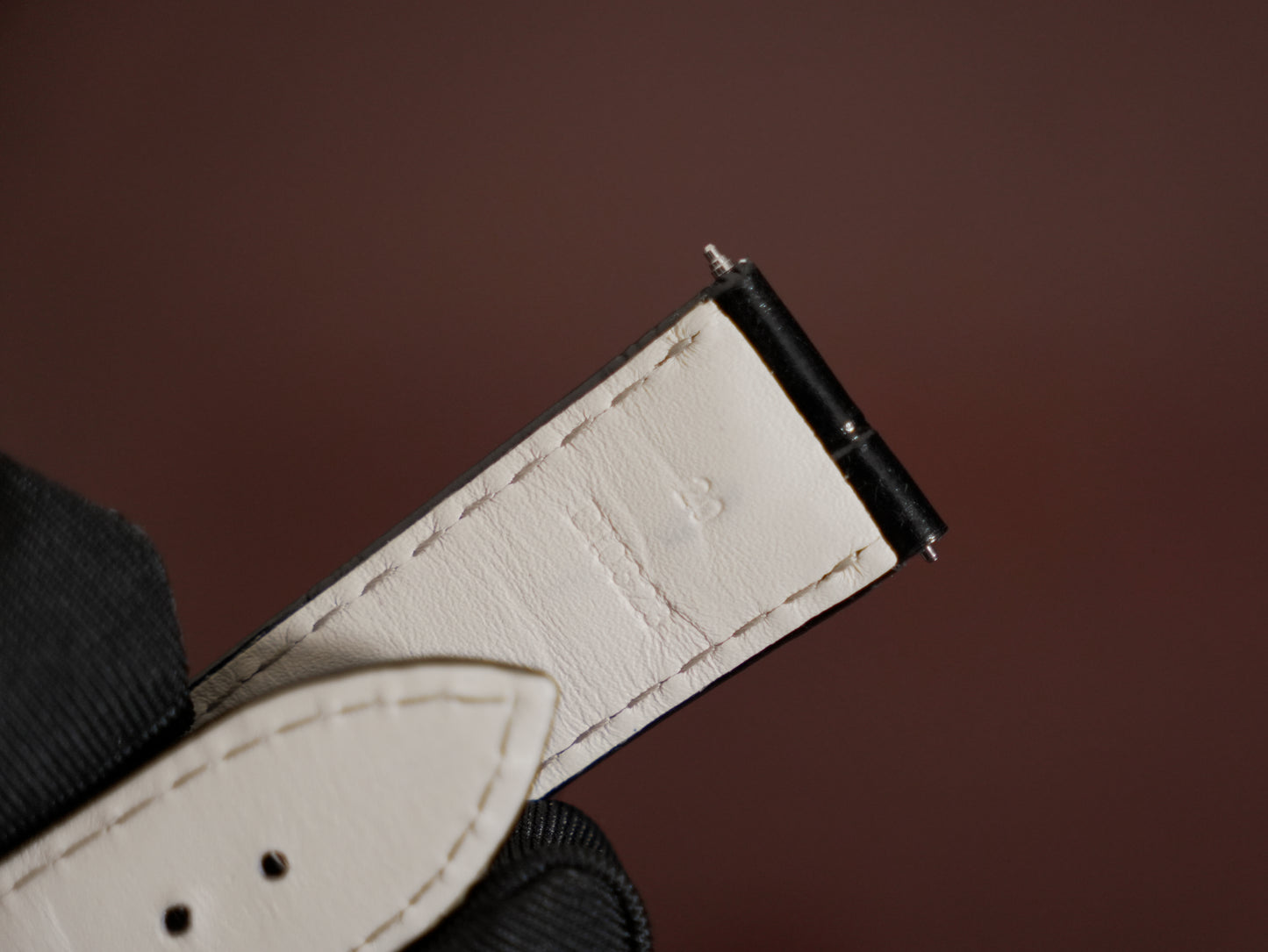 Pre-Owned Hamilton Jazzmaster Black Leather Strap 20mm