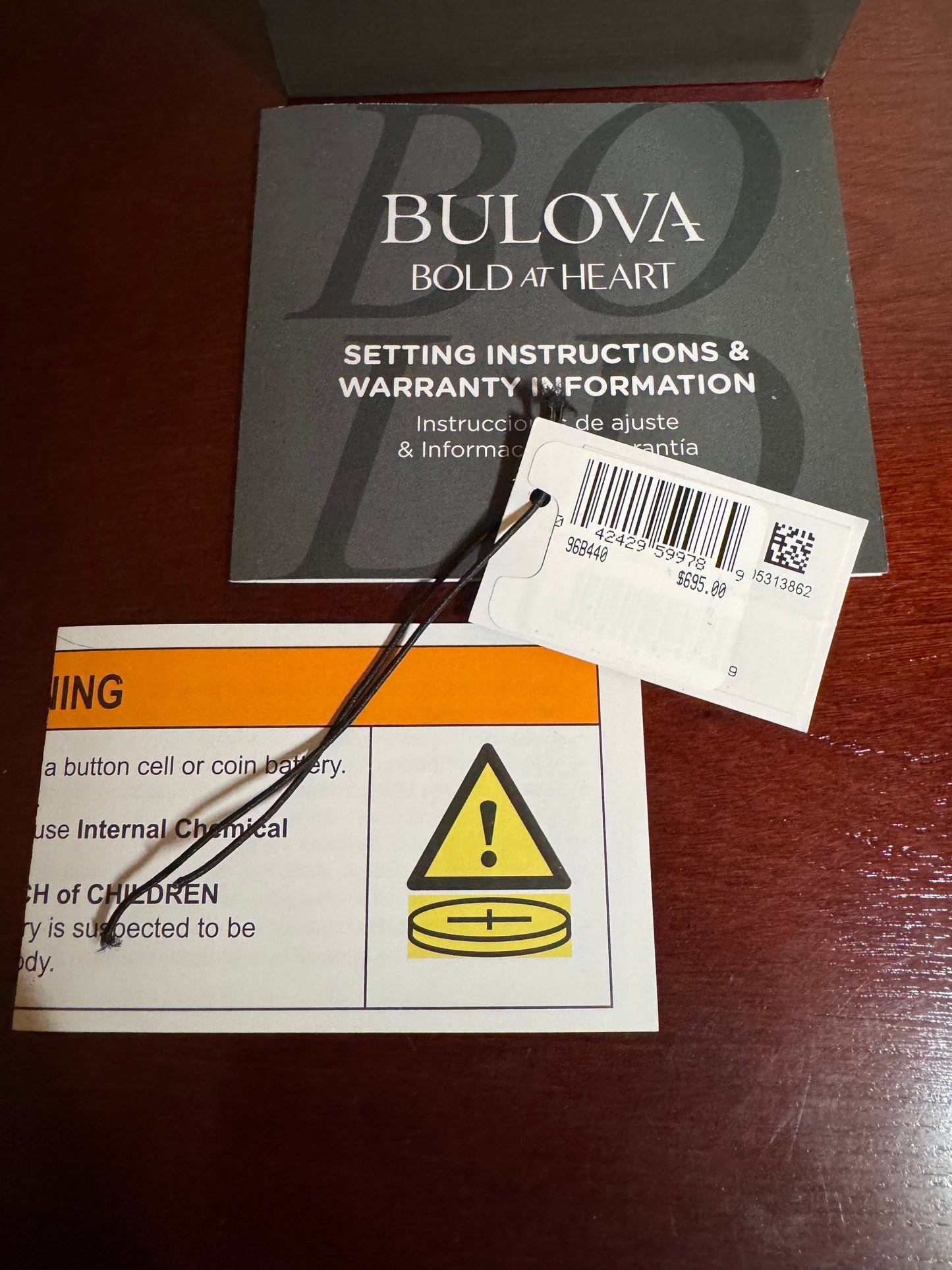 New Bulova Classic Super Seville 262kHz Precisionist SS/Blue