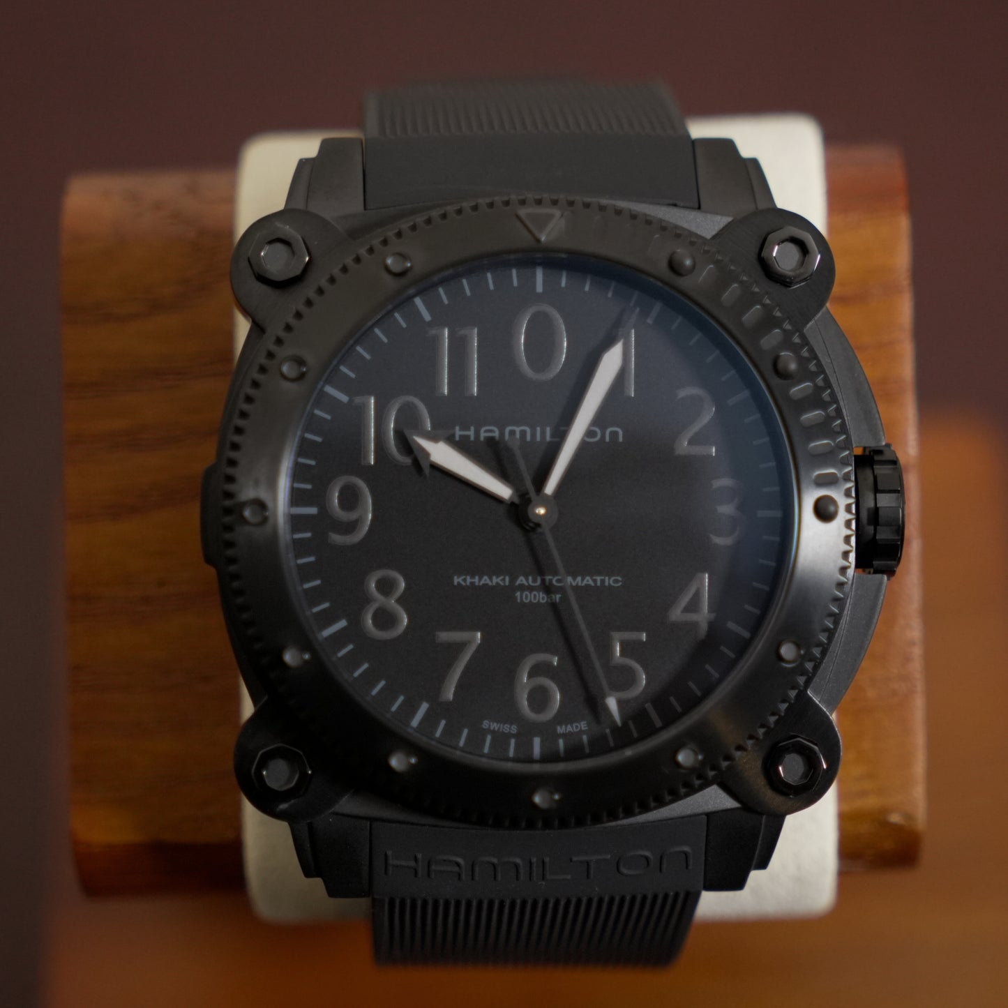 Pre-Owned Hamilton Khaki Navy BeLOWZERO Auto Titanium H78505330