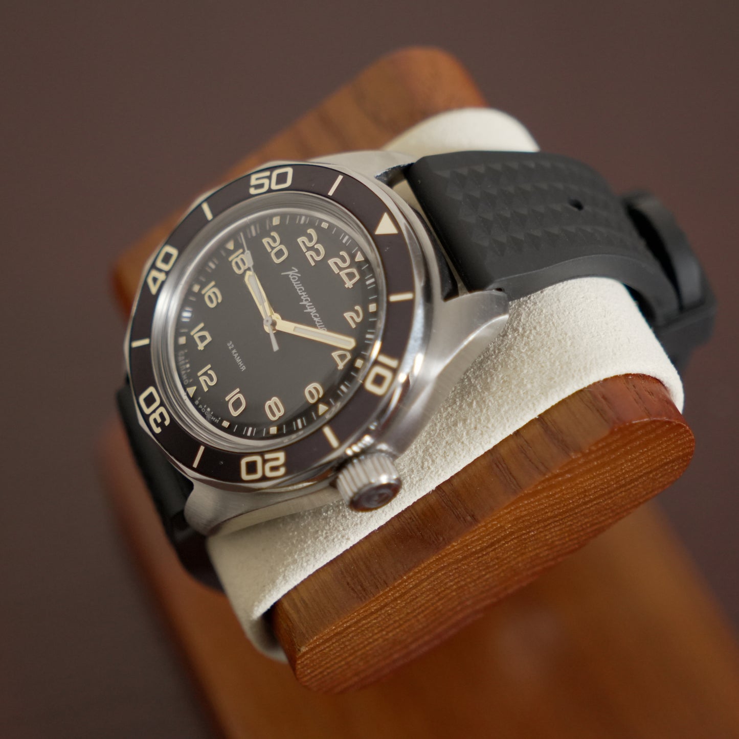 Pre-Owned Vostok Amphibia Komandirskie 24 Hour Dial Dive