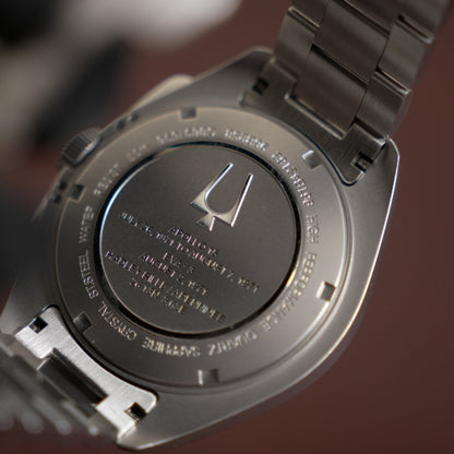 Pre-Owned Bulova Lunar Pilot Black Dial 96B258