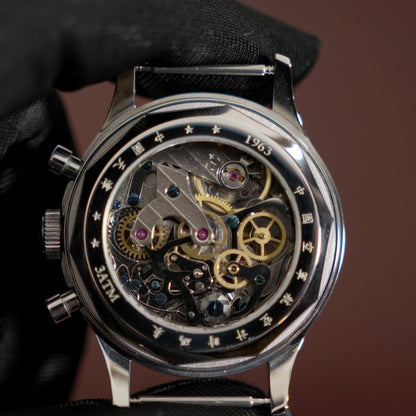 Pre-Owned Sugess Seagull 1963 38mm Mechanical Chronograph