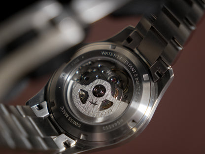 Pre-Owned Hamilton Khaki Field King 40mm H64455133 Black Dial