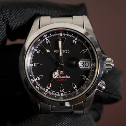 Pre-Owned Seiko Alpinist SPB117J1 Black Dial