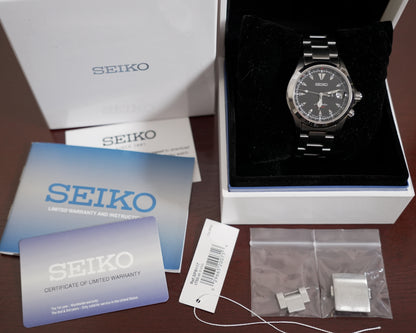 Pre-Owned Seiko Alpinist SPB117J1 Black Dial