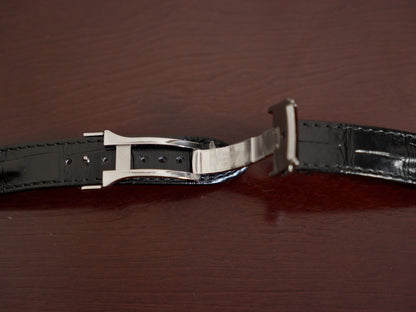 Pre-Owned Hamilton Jazzmaster Black Leather Strap 20mm