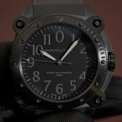 Pre-Owned Hamilton Khaki Navy BeLOWZERO Auto Titanium H78505330