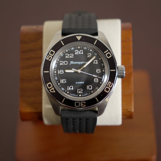 Pre-Owned Vostok Amphibia Komandirskie 24 Hour Dial Dive