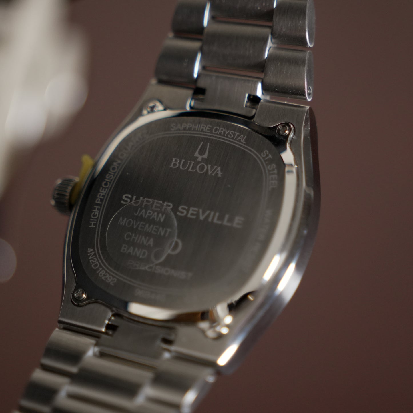New Bulova Classic Super Seville 262kHz Precisionist SS/Blue